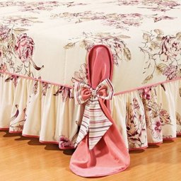 Colcha Amarilis Casal King Percal 180 Fios 05 Peças - Cereja - 3