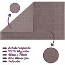 Ver imagem 3 de Jogo de Toalhas Gigante Itália Soft 2 Banhão + 2 Rosto + 2 Tapete Luxo 100% Algodão - Cinza