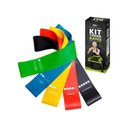 Ver imagem 1 de Kit 5 Thera Band Faixas Elásticas P/ Funcional Fisioterapia