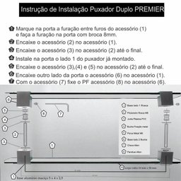 Puxador de vidro para portas correr/madeira 80 cm Premier - 80 - Verde - 7