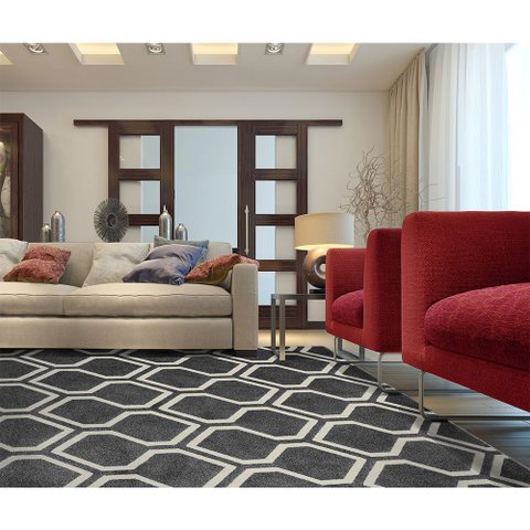 Tapete Classe a 28/67 Gris 2,50x3,50m São Carlos