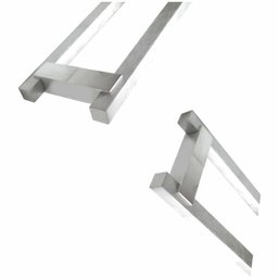 Puxador para portas madeira/vidro/box (kit 2 pares ) 40 cm Clean - 3