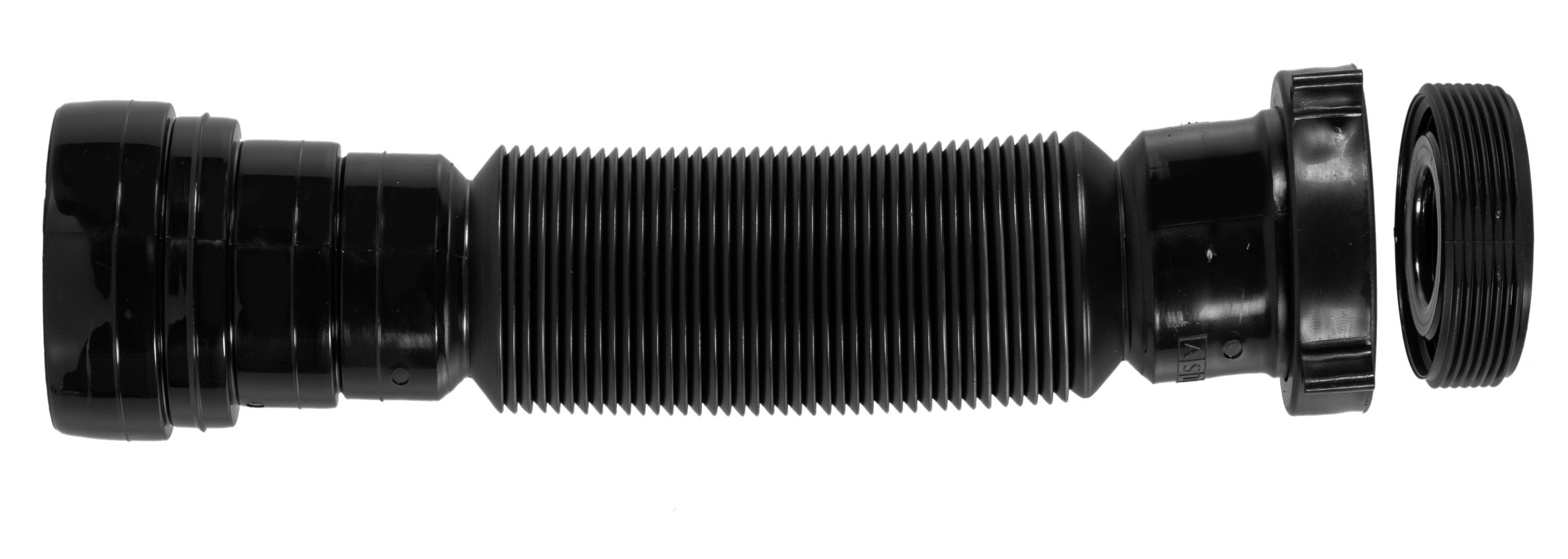 Lavatório Plástico 3,8L + Sifão Universal Preto Lavabo Astra - 5