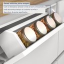 Ver imagem 6 de Cozinha Rainha 5 Peças 8 Portas Reflecta 100% MDF Branco/Nature