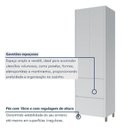 Ver mais imagens de Cozinha Rainha 5 Peças 8 Portas Reflecta 100% MDF Branco/Nature
