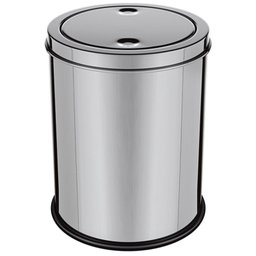 Lixeira Inox 5 Litros Basculante Banheiro Cozinha Escritório - 1 Lixeira Inox 5 Litros Basculante Banheiro Cozinha Escritório - 1