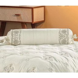 Rolo Avulso Versalles Percal 400 Fios 100% Algodão 02 Peças - Palha - 1