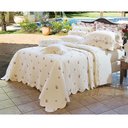 Ver imagem 1 de Kit Cobre Leito King 03 Peças Percal 230 Fios Acetinados Essenza Palha - Ruth Sanches