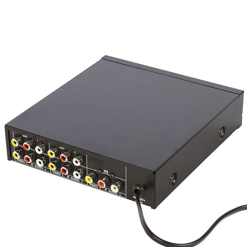Distribuidor Vídeo Splitter RCA 1 para 4 - Cirilo Cabos - 2
