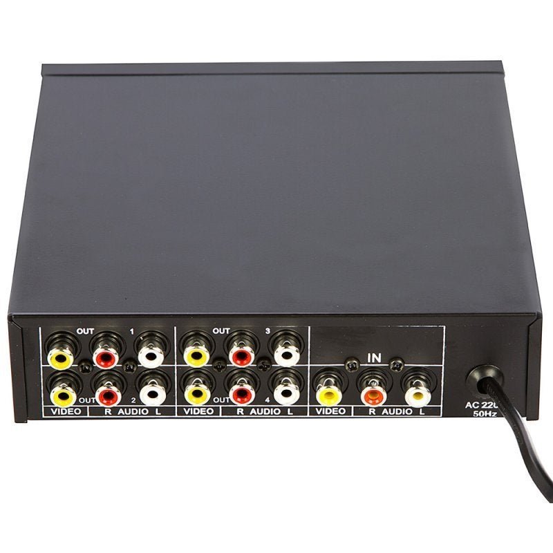 Distribuidor Vídeo Splitter RCA 1 para 4 - Cirilo Cabos - 4