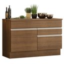 Ver imagem 1 de Balcão de Pia Armário de Cozinha 120 cm 1 Porta e 2 Gavetas (Com Tampo) Rustic Glamy Madesa