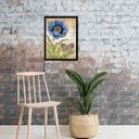 Ver imagem 2 de Quadro Aquarela Borboleta e Flor 45x34cm - com Vidro:madeira Branca