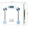 Balança Peso Corporal Digital Quadrada Banheiro Academia Consultório até 180kg Lorben - 2