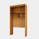 Ver imagem 2 de Módulo Aéreo Solteiro 3 Portas 100% MDF Áurea - Arbo Design
