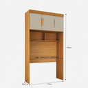 Ver imagem 1 de Módulo Aéreo Solteiro 3 Portas 100% MDF Áurea - Arbo Design