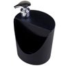 Dispenser Coza Porta Detergente e Esponja 600ml Preto - 2