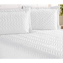 Ver imagem 3 de Cobre Leito Casal Queen Clean 04 Peças com Lençol de Baixo - Branco