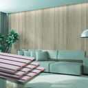 Ver imagem 1 de Painel Ripado/forro Lambri Cinza 2750 X 455 X 9mm - Caixa com 4 Painéis = 5m2