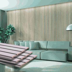 Painel Ripado/forro Lambri Cinza 2750 X 455 X 9mm