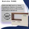 Balcao Multiuso 3 Portas 114cm 9480 Savana Off White Mobbs - 3