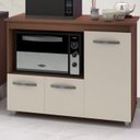 Ver imagem 2 de Balcao Multiuso 3 Portas 114cm 9480 Savana Off White Mobbs
