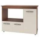 Ver imagem 1 de Balcao Multiuso 3 Portas 114cm 9480 Savana Off White Mobbs