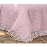 Kit Cobre Leito King Bella Flor Microfibra 180 Fios 3 Peças Rosê - Vilela Enxovais - 2