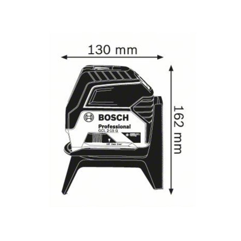 Nivel a Laser de Linhas Gcl 2-15g Professional Bosch - 7