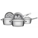 Ver imagem 1 de Conjunto de Panelas Inox com Fundo Triplo 5 Peças Allegra Tramontina