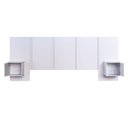 Ver imagem 4 de Cabeceira Zurique para Cama Casal e Queen com Mesas de Cabeceira Branco - Art In Móveis
