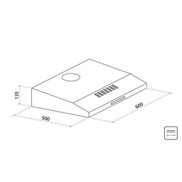 Depurador de 60 Cm em Aço Inox + Vidro Temperado 220 V Standard - Tramontina - 4