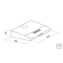 Depurador de 60 Cm em Aço Inox + Vidro Temperado 220 V Standard - Tramontina - 3