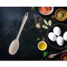 Colher Silicone Utensílio De Cozinha Arroz Fritar Mexer Ou Bege - 4