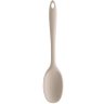 Colher Silicone Utensílio De Cozinha Arroz Fritar Mexer Ou Bege - 1