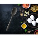 Ver imagem 4 de Colher Silicone Utensílio De Cozinha Arroz Fritar Mexer Ou Cinza