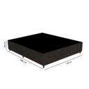 Ver imagem 4 de Box Sommier Casal Good Like - Pés Madeira - Estrutura em Eucalipto - Gazin - 138x188x39