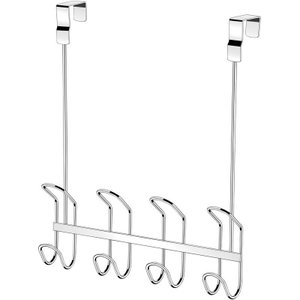 Suporte Multiuso para Porta Encaixe Banheiro Gancho Parede