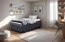 Ver imagem 1 de Cama Box Baú Solteiro Serenelife - Corano Preto