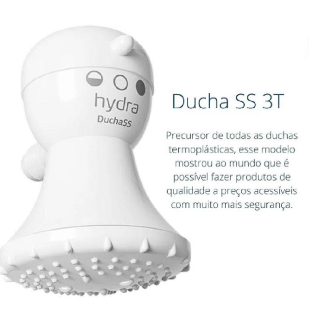 Ducha Hydra Duchass 3 Temperaturas 5200w 220v Branca - 2