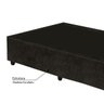 Sommier 1 Peça Bossa Nova com Pés de Madeira Gazin - 79x198x39cm Marrom - 2