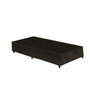 Sommier 1 Peça Bossa Nova com Pés de Madeira Gazin - 79x198x39cm Marrom - 1