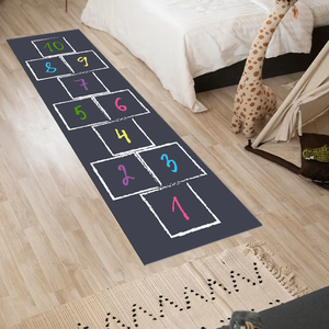 Adesivo de Chão Amarelinha Infantil Educativo e Divertido