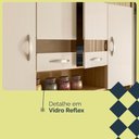 Ver imagem 6 de Armário de Cozinha Compacta 8 Portas 2 Gavetas MDP 122,5cm Kit'S Paraná