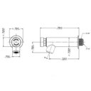 Ver imagem 4 de Torneira para banheiro de parede 120 PressMatic - 17160706