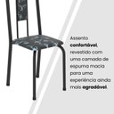 Ver mais imagens de Conjunto de Mesa com 4 Cadeiras Lívia Preto