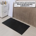 Ver imagem 2 de Tapete Beira de Cama 66x120 Oasis Shaggy Black Preto