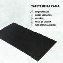 Ver imagem 3 de Tapete Beira de Cama 66x120 Oasis Shaggy Black Preto