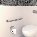 Ver imagem 2 de Alça Apoio 50cm Aço Inox Kit 14 Uni Idoso Gestante Cadeirante Box Banheiro Escada Corrimao Previne a