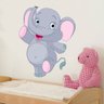 Adesivo de Parede Elefantinho Fofinho - P 48x38cm - 1