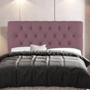 Ver imagem 7 de Cabeceira Cama Box Casal Queen Size Nice 160cm Suede Rosê - Abmaza